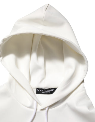 Weißes Logo Kapuzen-Sweatshirt für Herren