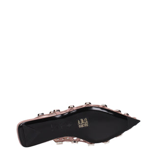 Pinke Ballerinas aus Leder