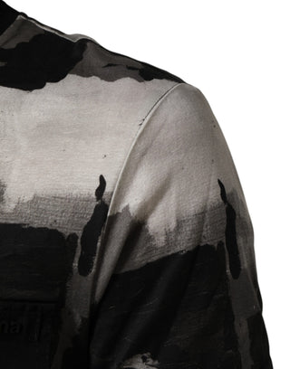 Mehrfarbiges Camouflage Herren T-Shirt mit kurzen Ärmeln