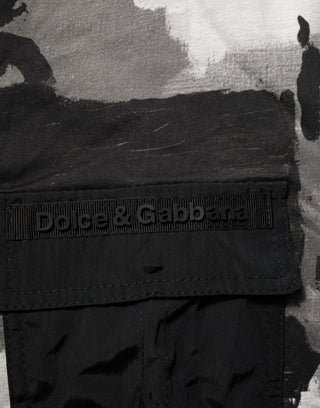 Mehrfarbiges Camouflage Herren T-Shirt mit kurzen Ärmeln