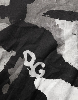 Mehrfarbiges Camouflage Herren T-Shirt mit kurzen Ärmeln