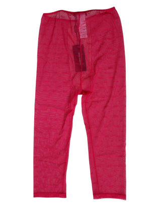Fuchsia Logo Lace Enge Midi-Unterhose