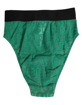 Grüner DG Logo Spitze High Brief Slip Unterwäsche