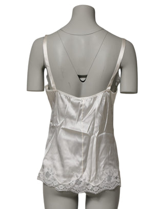 Off White Florale Spitze Tank Top Dessous