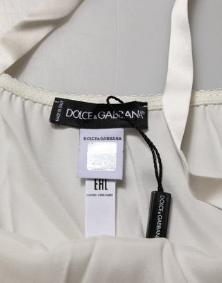 Off White Florale Spitze Tank Top Dessous