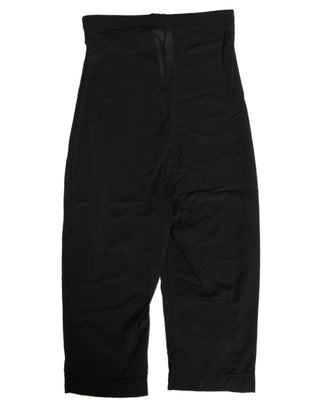 Black High Waist Tight Midi Trouser Underwear