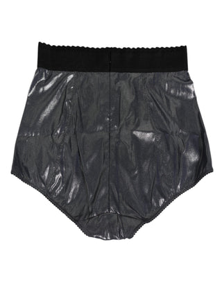 Gray Silk Stretch Slip Girdle Panty Underwear
