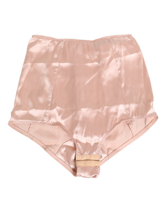Pink Acetate High Waist Shorts Panty Underwear