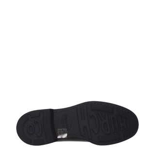 Black Leather Oxfords And Derbies