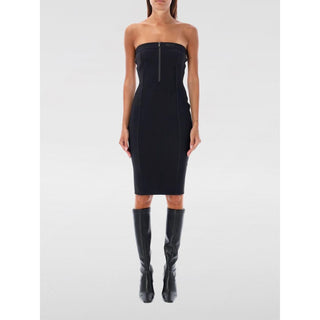 Black Cotton Cocktail Dress