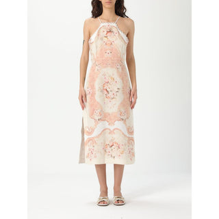 Multicolor Linen Casual Dress