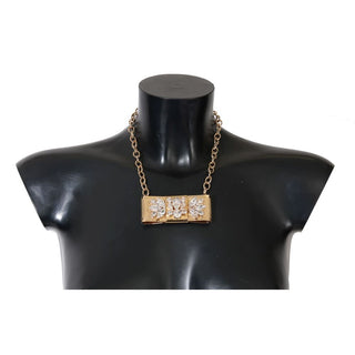 Collar de latón dorado