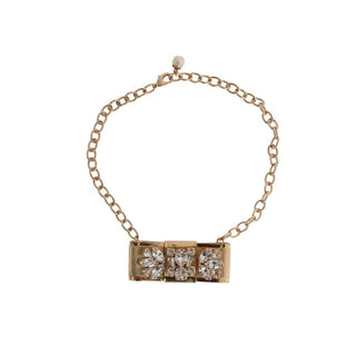 Collar de latón dorado