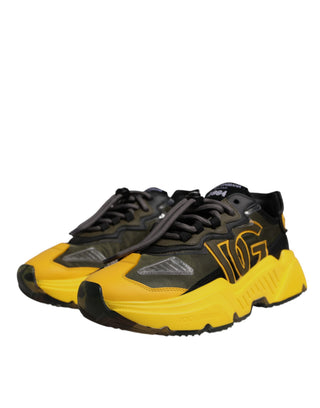 Schwarz-Gelb Daymaster Low Top Sneakers Schuhe
