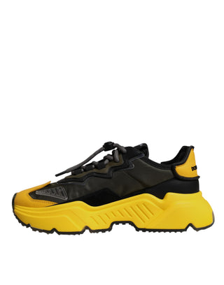 Schwarz-Gelb Daymaster Low Top Sneakers Schuhe