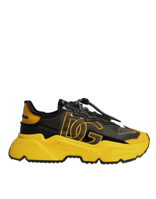 Schwarz-Gelb Daymaster Low Top Sneakers Schuhe