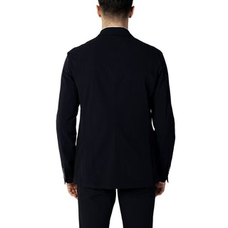 Blauer Baumwollblazer