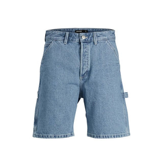 Bermudas de algodón azul claro