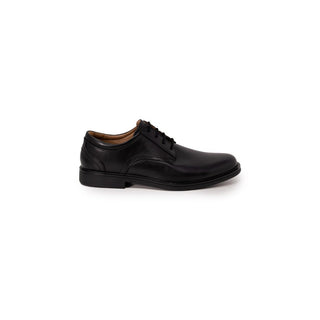 Zapatos Oxford y Derby negros de cuero