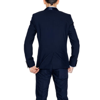 Blauer Polyester-Blazer