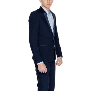 Blauer Polyester-Blazer