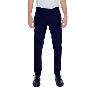 Blaue Polyester-Anzughose