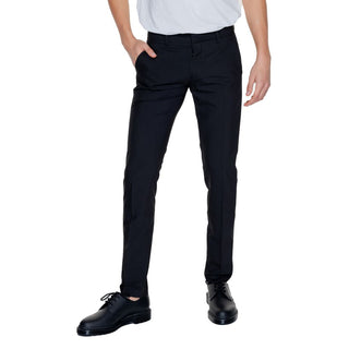 Schwarze Polyester-Anzughose