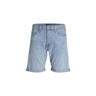Bermudas de algodón azul claro