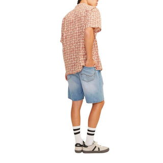 Bermudas de algodón azul claro