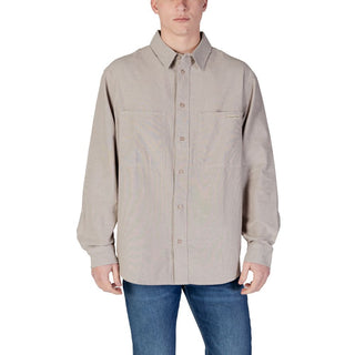 Camisa beige de algodón reciclado