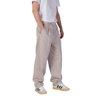 Beige Freizeithose aus recyceltem Polyester