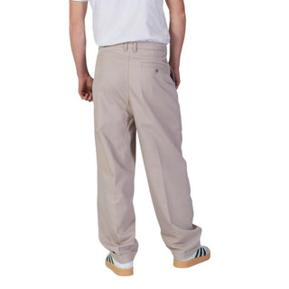 Beige Freizeithose aus recyceltem Polyester
