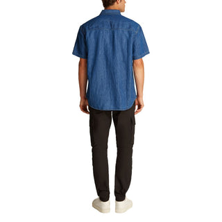 Blaues Jeanshemd