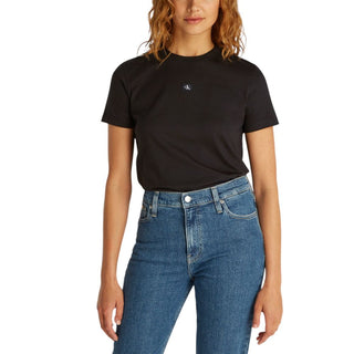 Camiseta negra de algodón reciclado