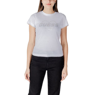 Weißes Baumwoll-T-Shirt