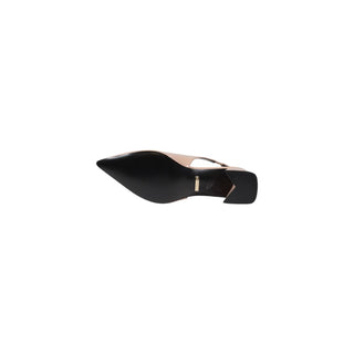 Pink Polyethylene Platform Sandals