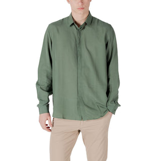 Bicolor Lyocell Dress Shirt
