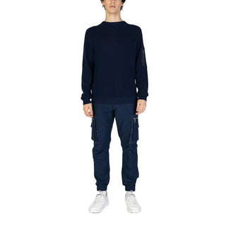 Blue Cotton Sweatshirt
