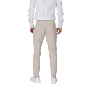 Beige Freizeithose aus Polyester