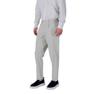 Graue Anzughose aus Polyester