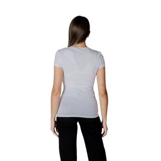 Weißes Baumwoll-T-Shirt