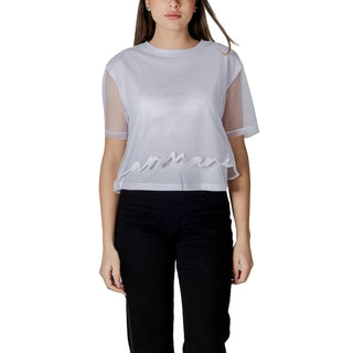 Weißes Baumwoll-T-Shirt