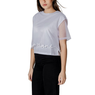 Weißes Baumwoll-T-Shirt