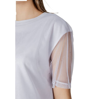 Weißes Baumwoll-T-Shirt