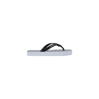 White Rubber Flip-Flop Sandals