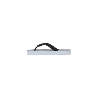 White Rubber Flip-Flop Sandals