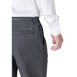 Bermudas de algodón azul