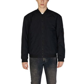 Schwarzer Polyamid-Blouson