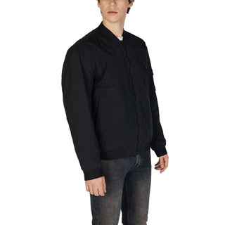 Schwarzer Polyamid-Blouson