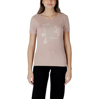 Rosa Baumwoll-T-Shirt
